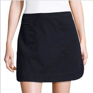 Becken Blue Washed Slim-fit Mini Skirt Sz 2